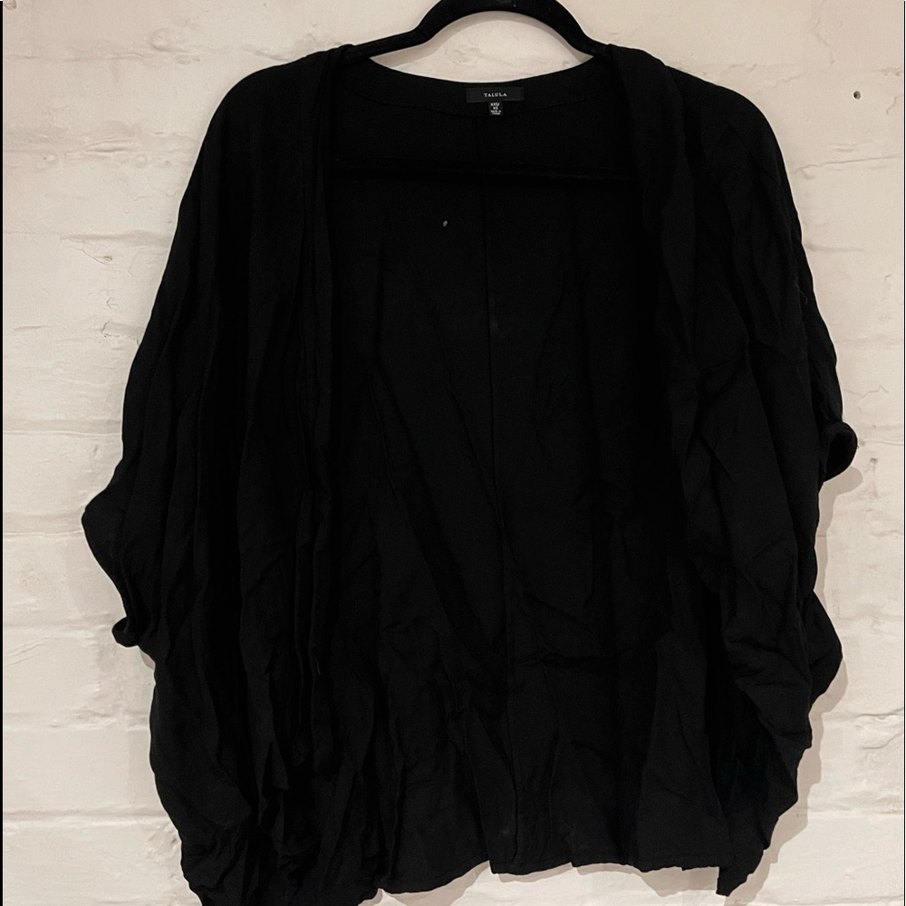 Black essential cardigan